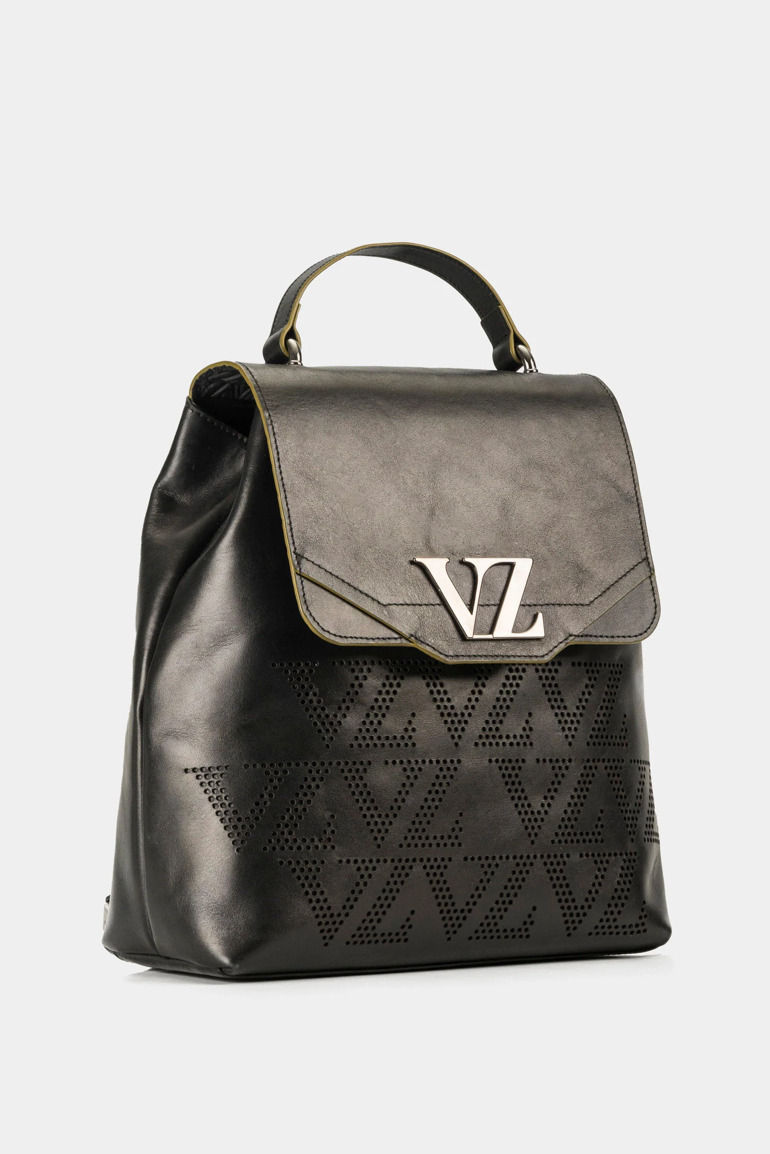 Women’s Goji Leather Backpack with VZ Monogram - Image 2