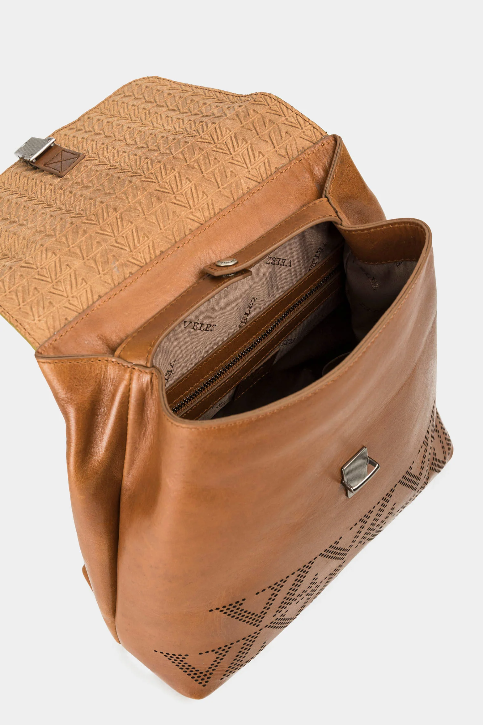 Women’s Goji Leather Backpack with VZ Monogram - Image 7