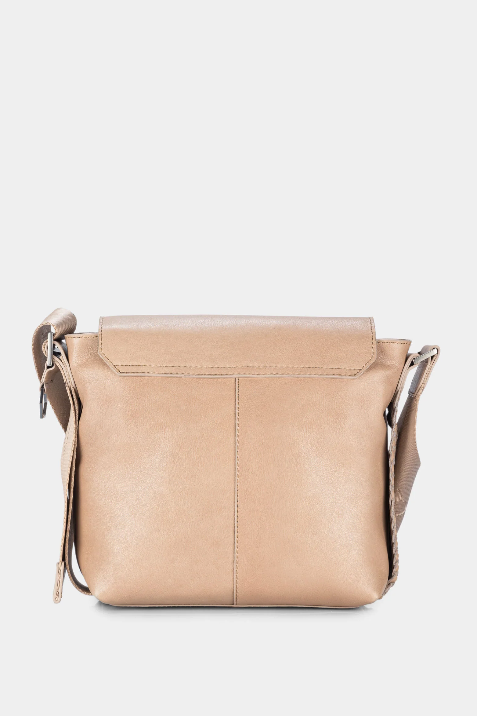 Women’s Jupiter Shoulder Handbags in Leather with Woven Detail - Image 3
