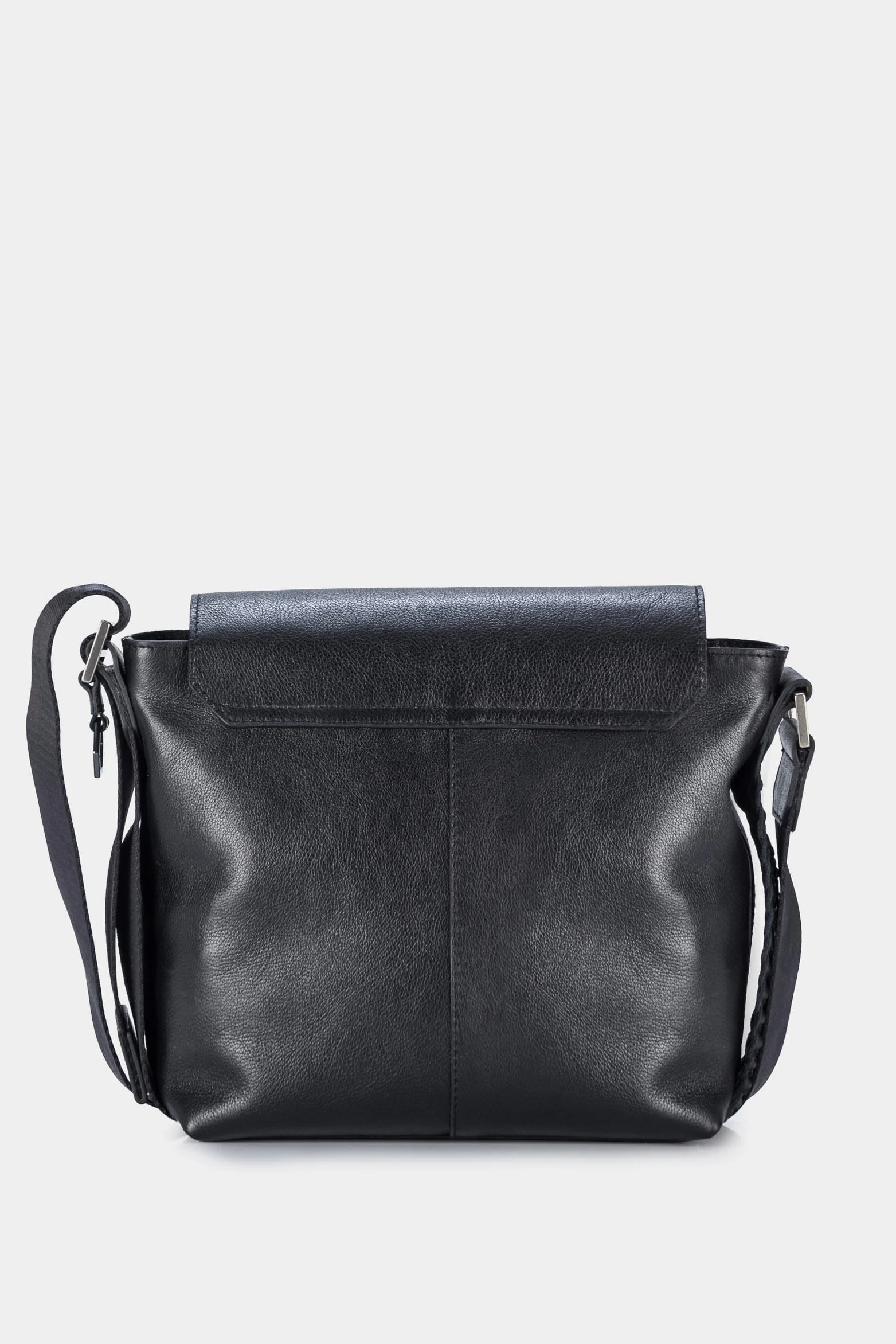 Women’s Jupiter Shoulder Handbags in Leather with Woven Detail - Image 3