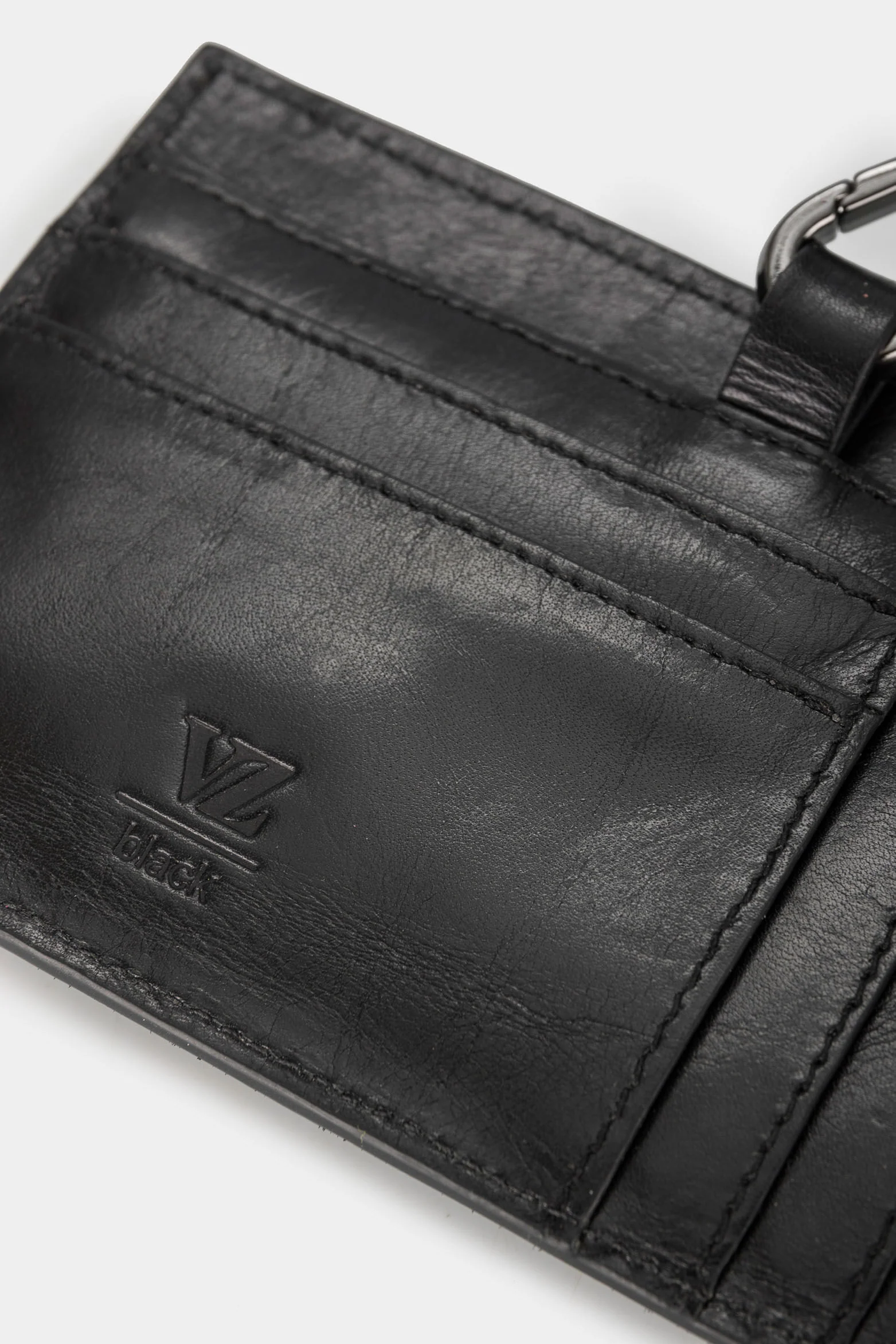 Women’s Leather Goji Card Holder with Snap-Closure Coin Purse - Image 5