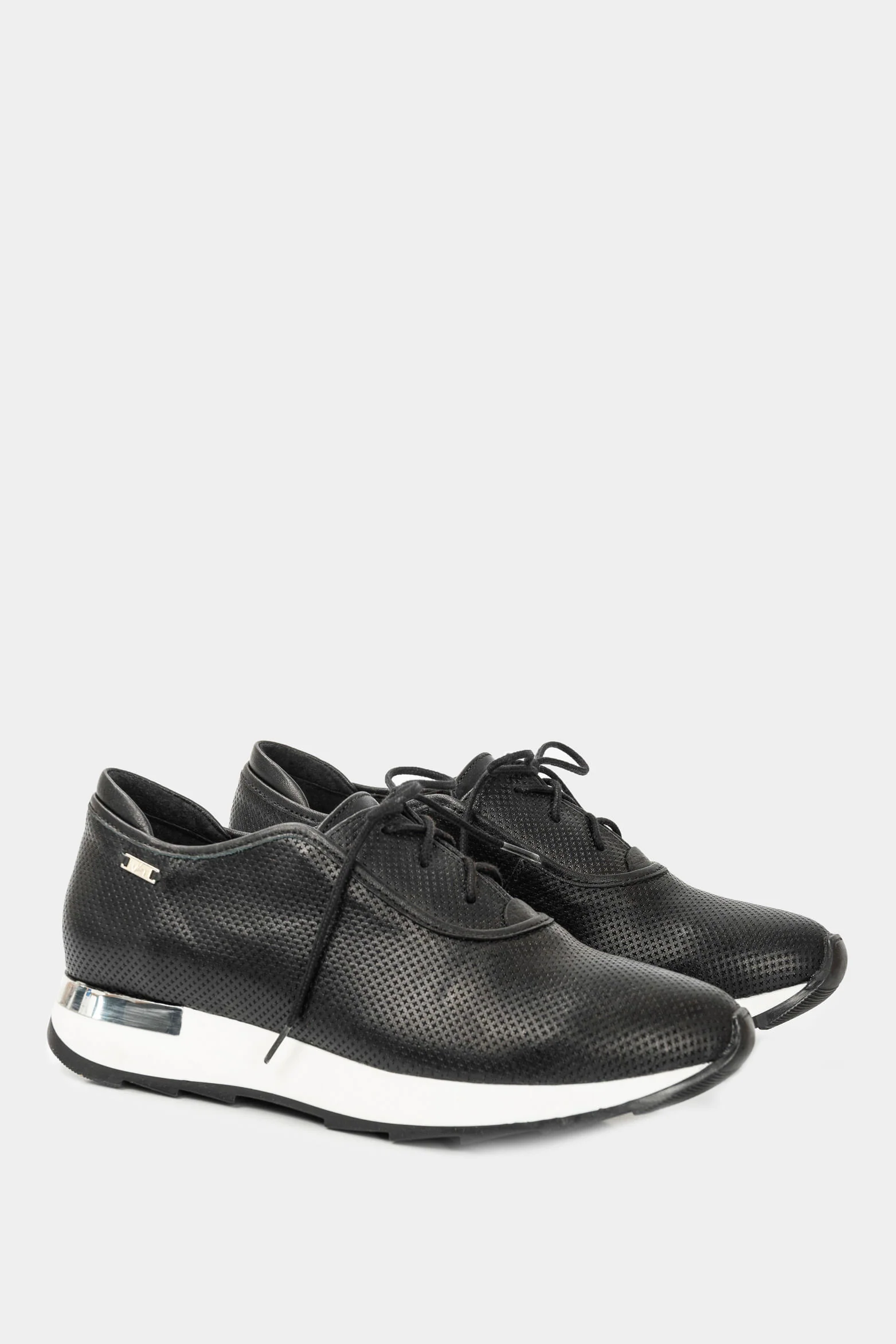 Women’s Leather Lace-Up Shoes with Sport Sole - Image 2