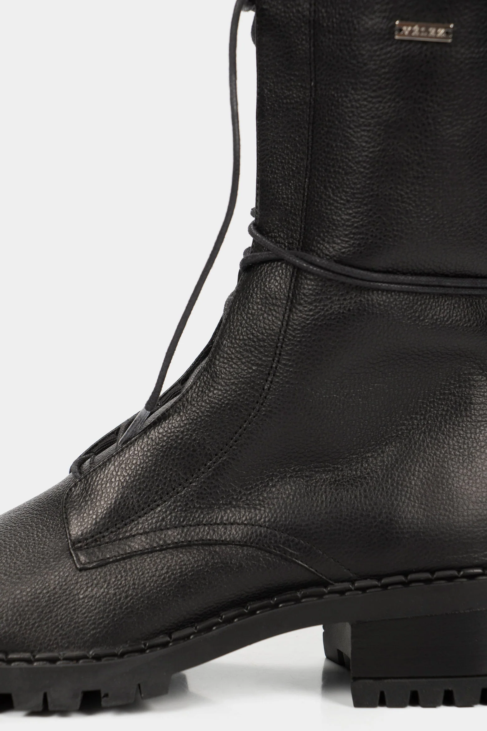 Women’s Paramo Military Leather Ankle Boots Black - Image 5