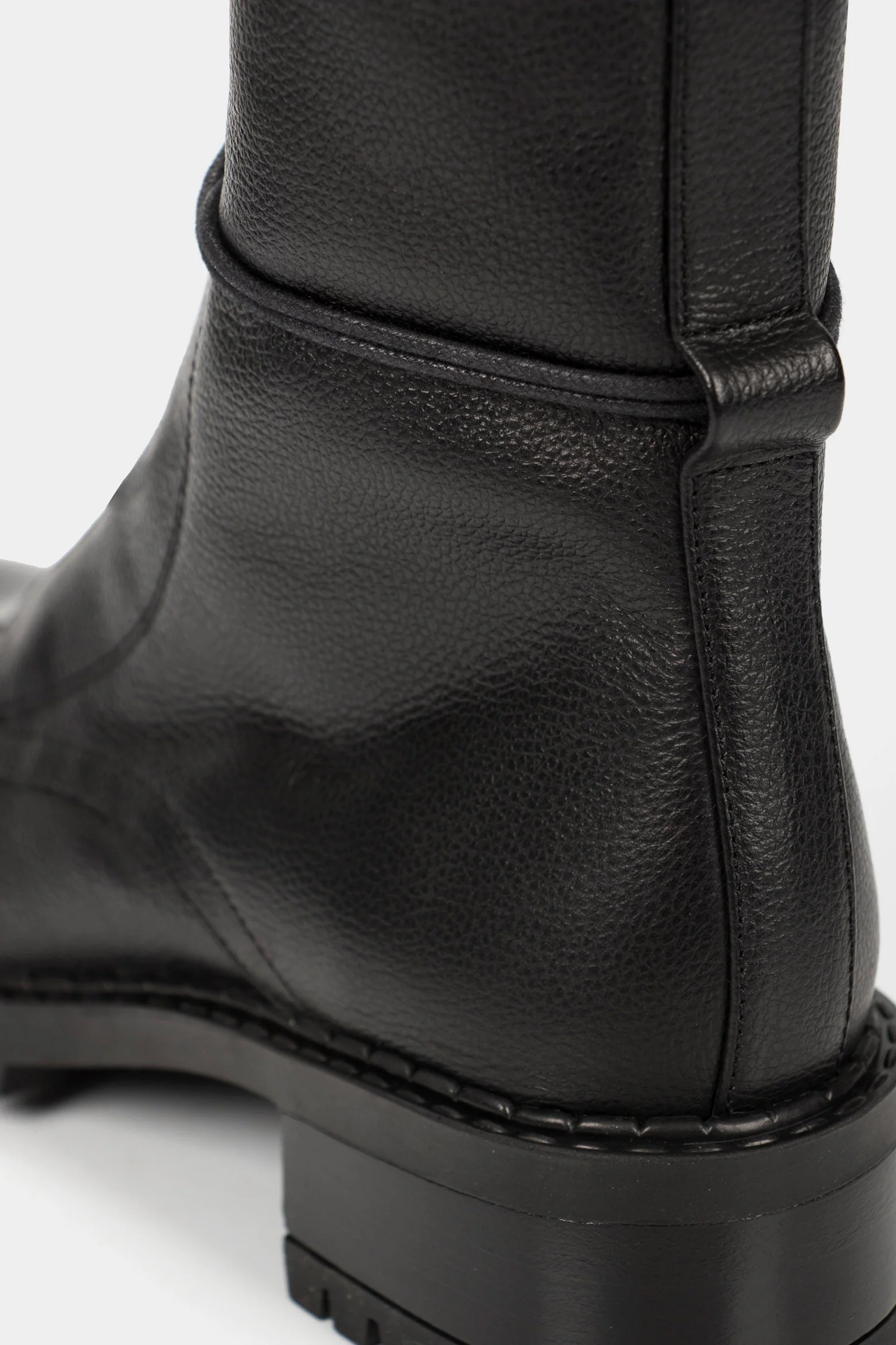 Women’s Paramo Military Leather Ankle Boots Black - Image 6