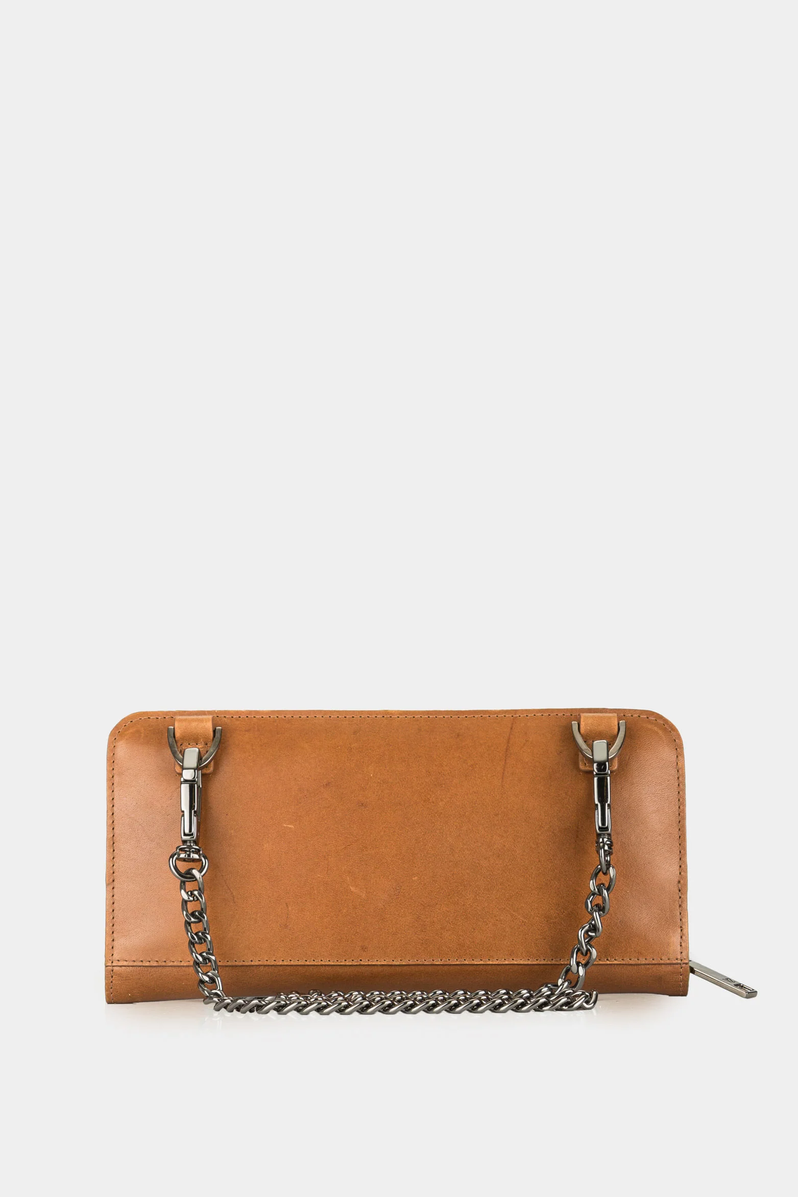 Women’s Parbat Accordion Wallet in Leather with Perforated Detail - Image 3