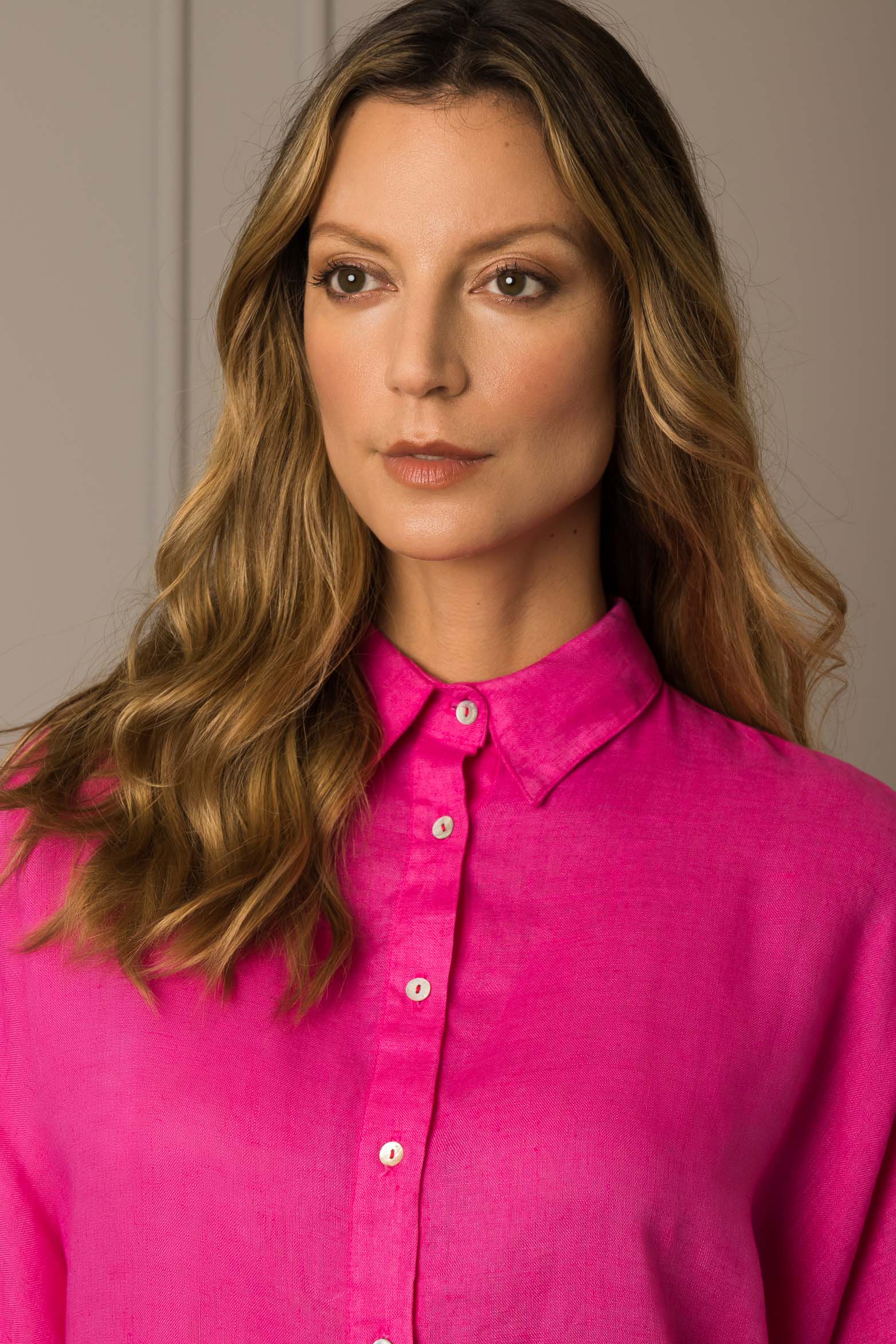 Women’s Peony Long Sleeve Shirt - Image 3