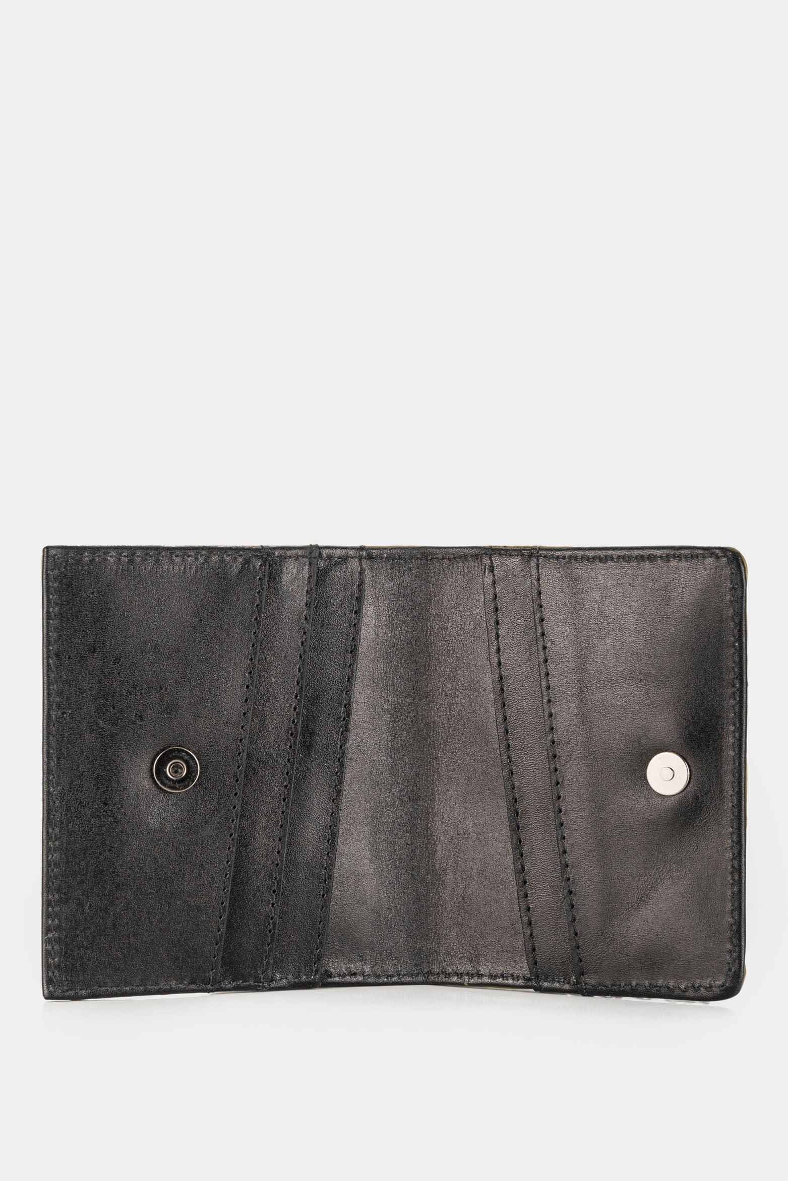 Women’s Splash Leather Card Holder with Perforated VZ Detail - Image 2