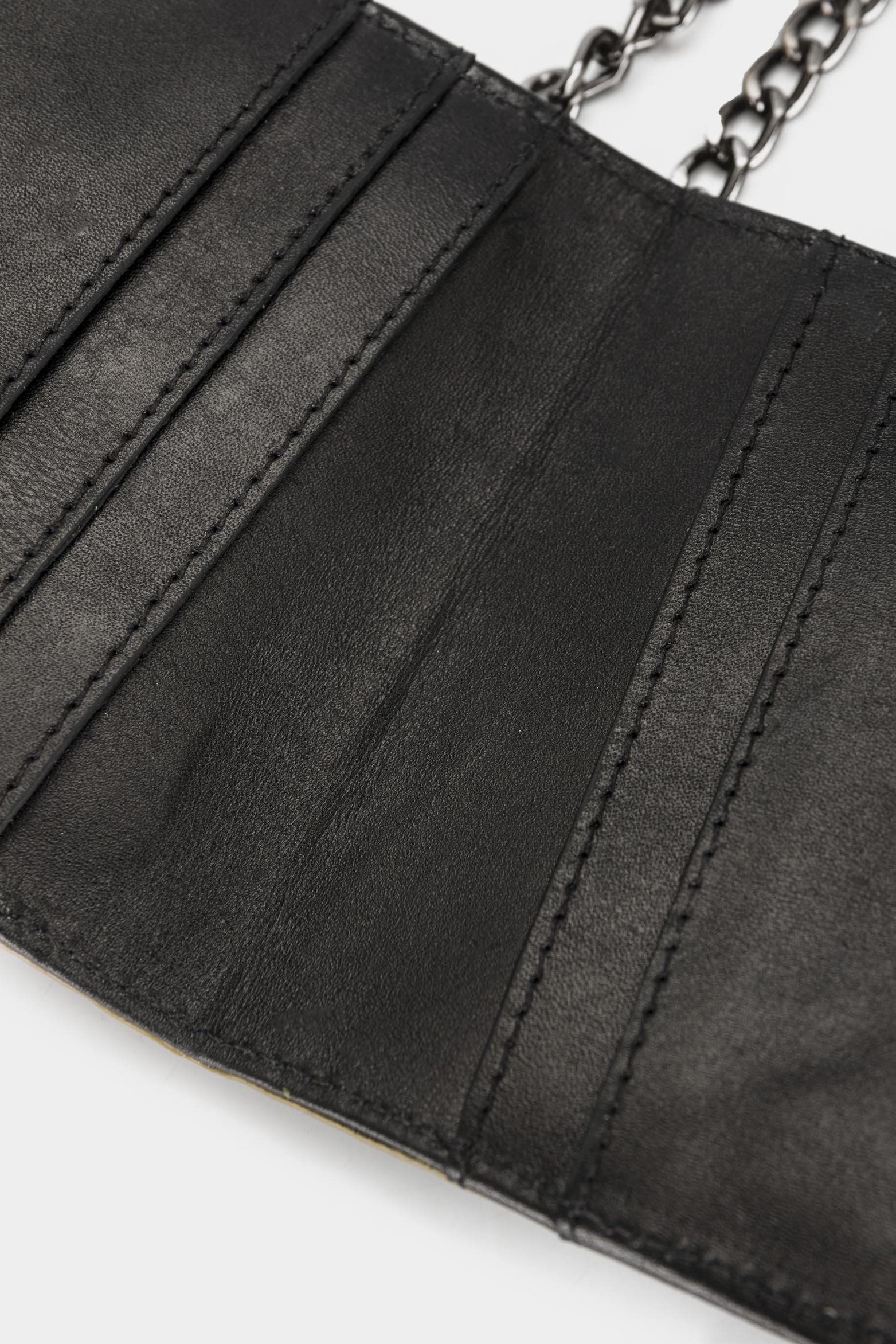 Women’s Splash Leather Card Holder with Perforated VZ Detail - Image 6