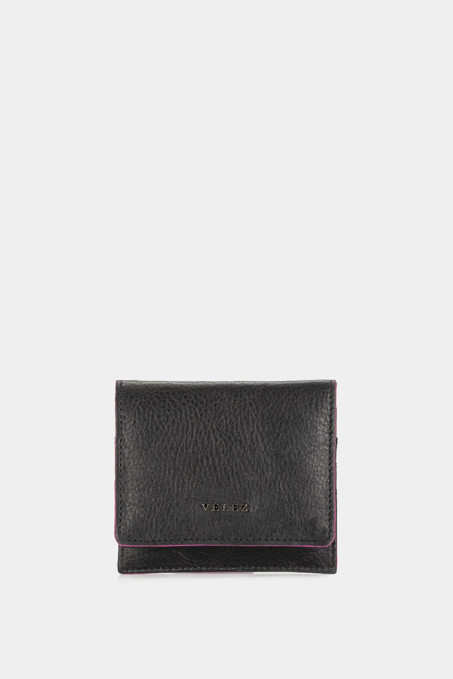 Women’s Splash Leather Card Holder with Seatbelt-Style Wrist Strap