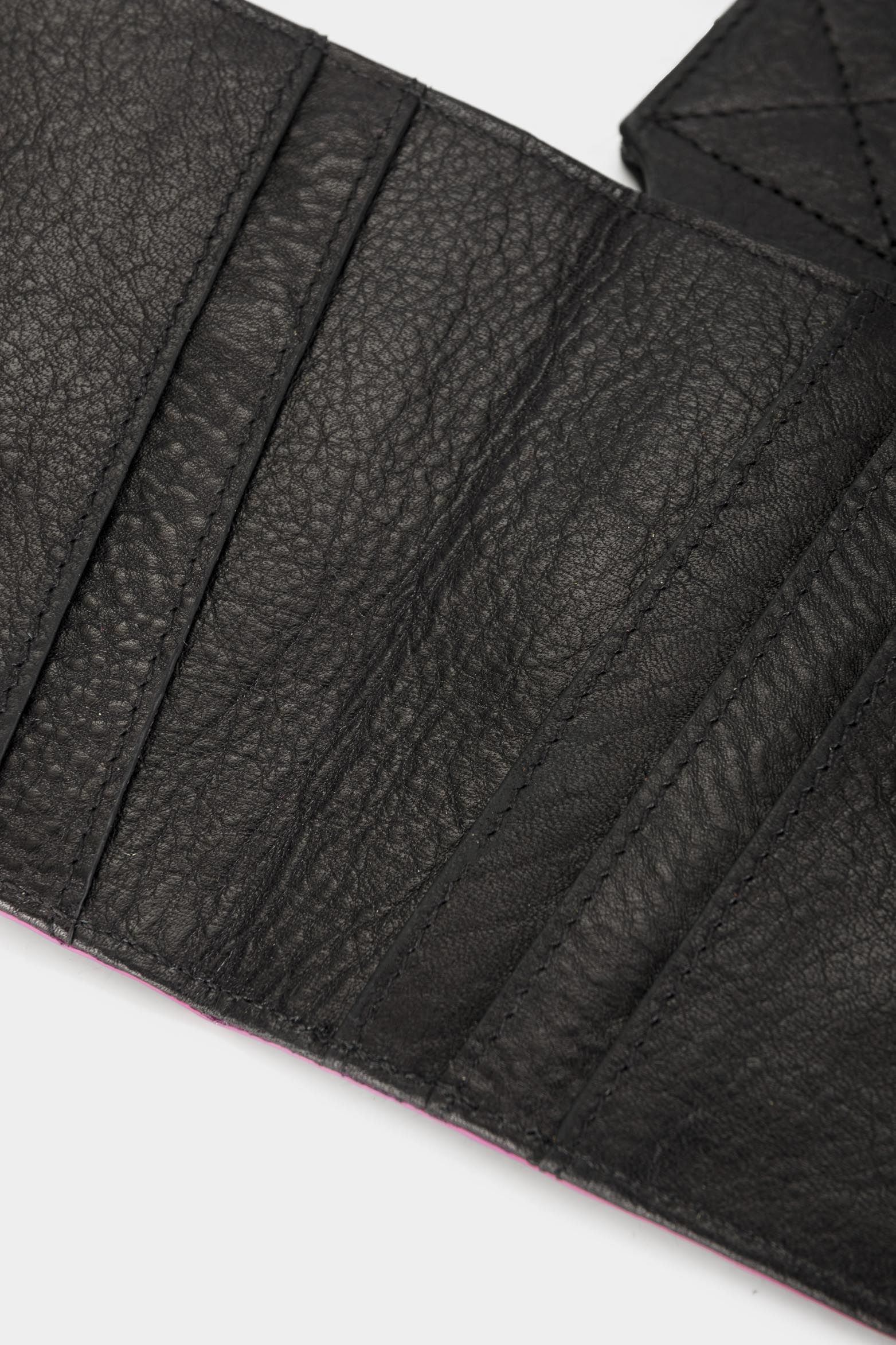 Women’s Splash Leather Card Holder with Seatbelt-Style Wrist Strap - Image 6