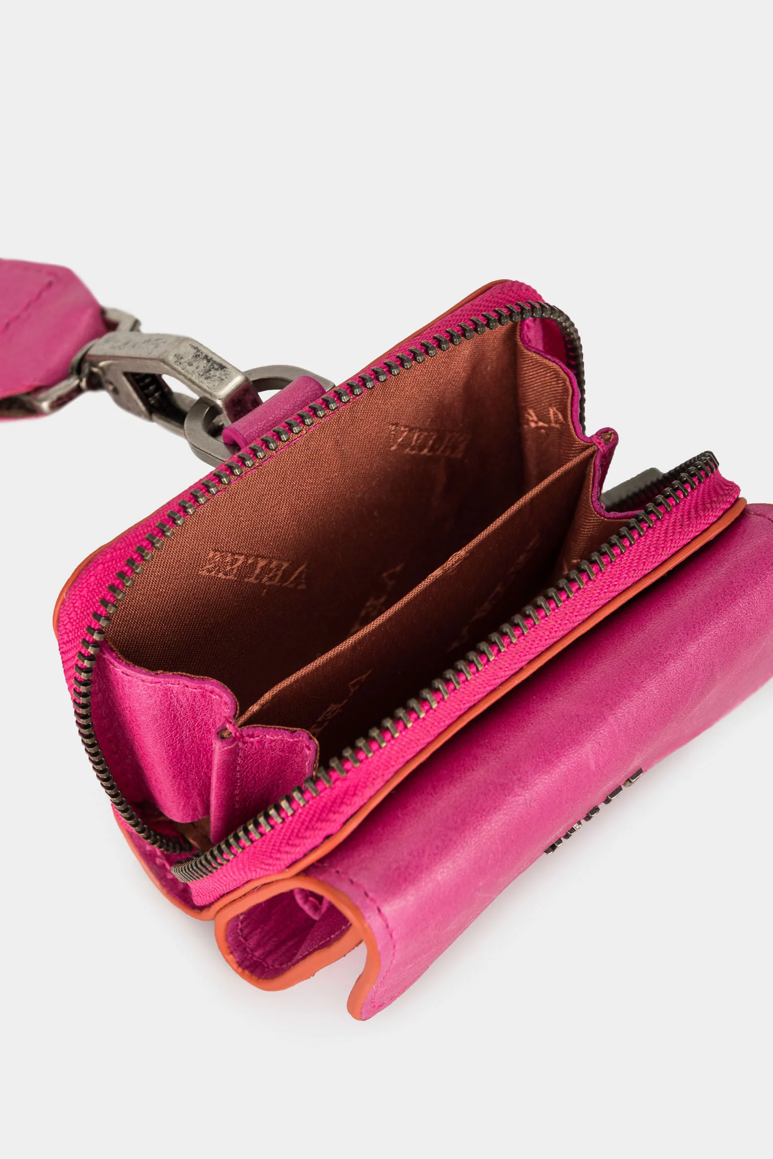 Women’s Tropical Leather Wallet with Removable Strap - Image 5