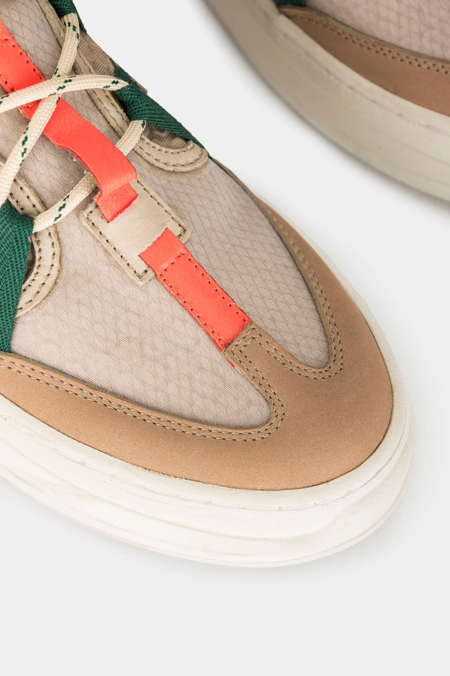 Women’s Urban Lily Sneakers in Textile with Leather Details - Image 4