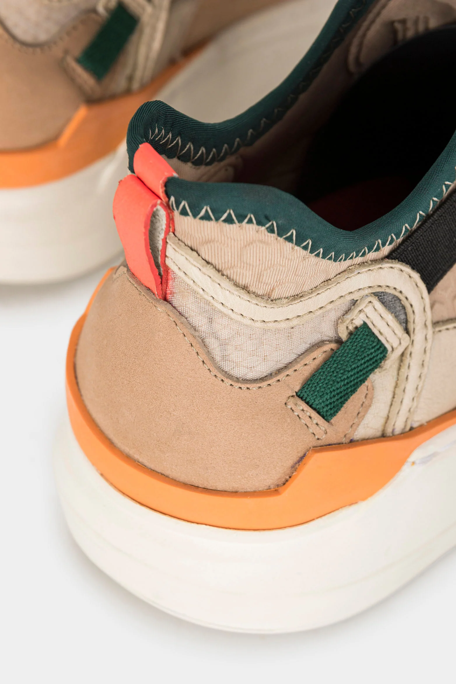 Women’s Urban Lily Sneakers in Textile with Leather Details - Image 6