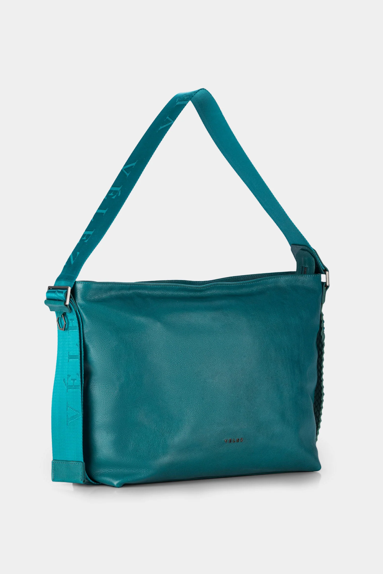 Women’s Venus Bowling Handbags in Semi-Shine Smooth Leather with Braided Detail - Image 2