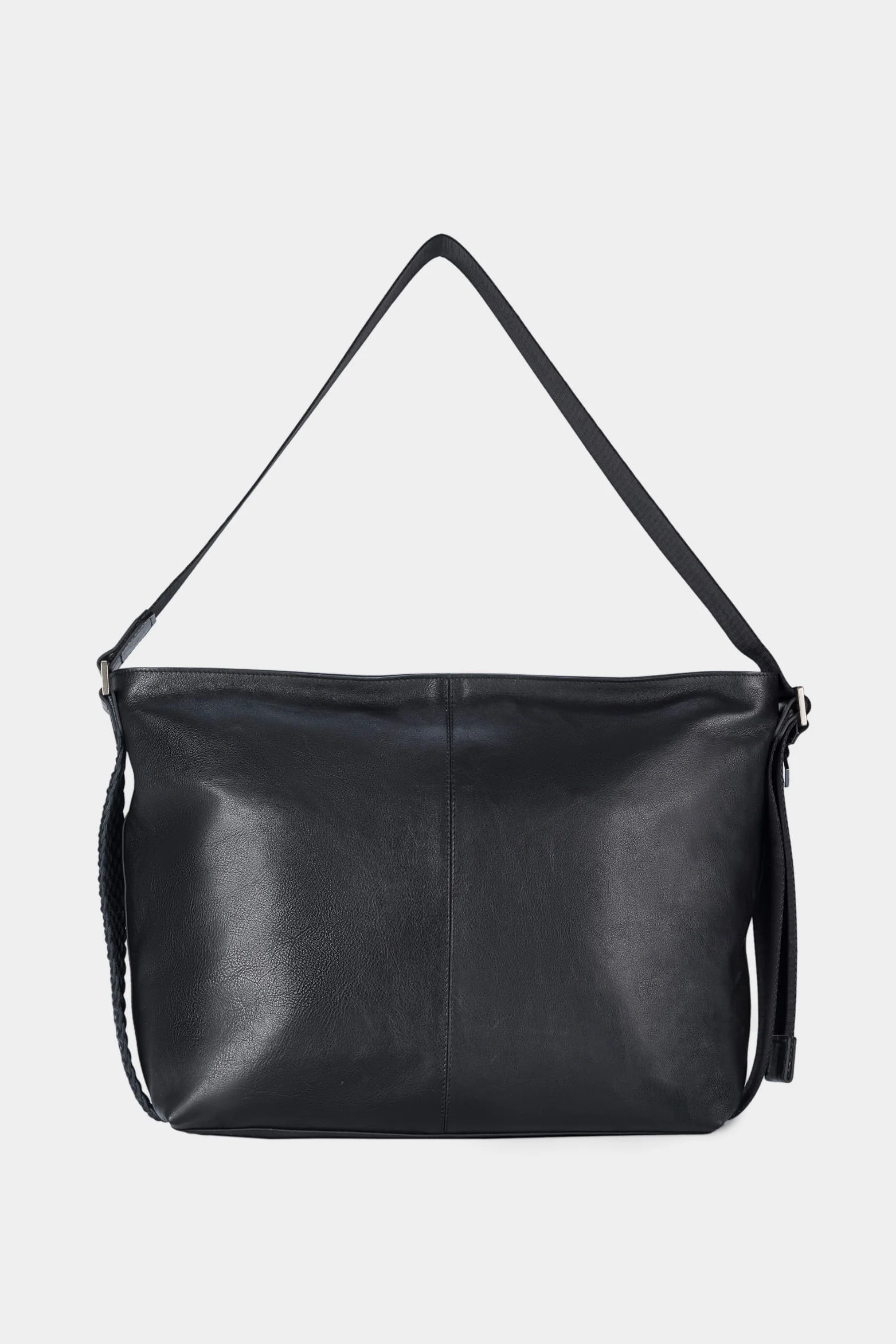 Women’s Venus Bowling Handbags in Semi-Shine Smooth Leather with Braided Detail - Image 3