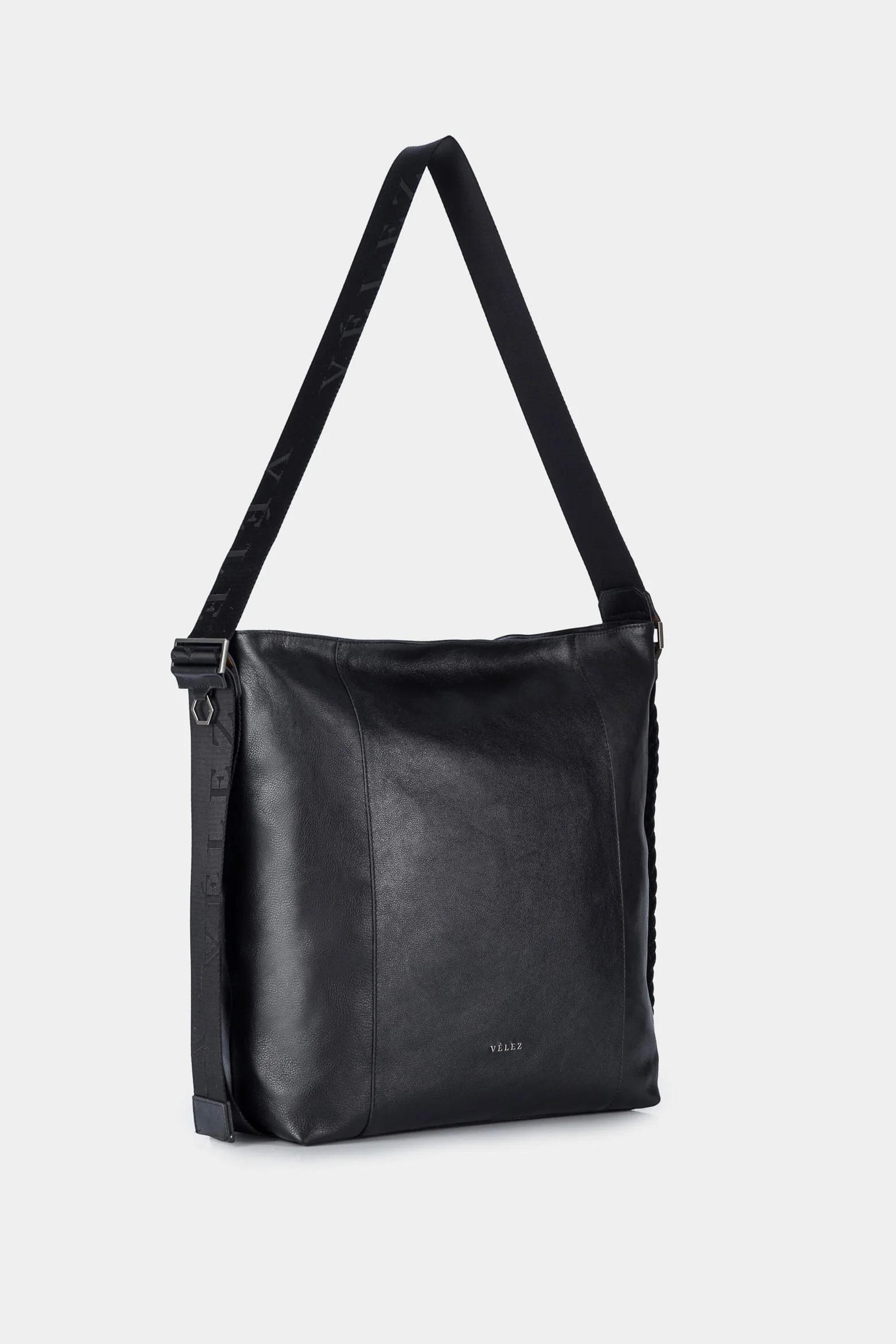 Women’s Venus Shopper Handbags in Leather with Woven Side Detail - Image 2