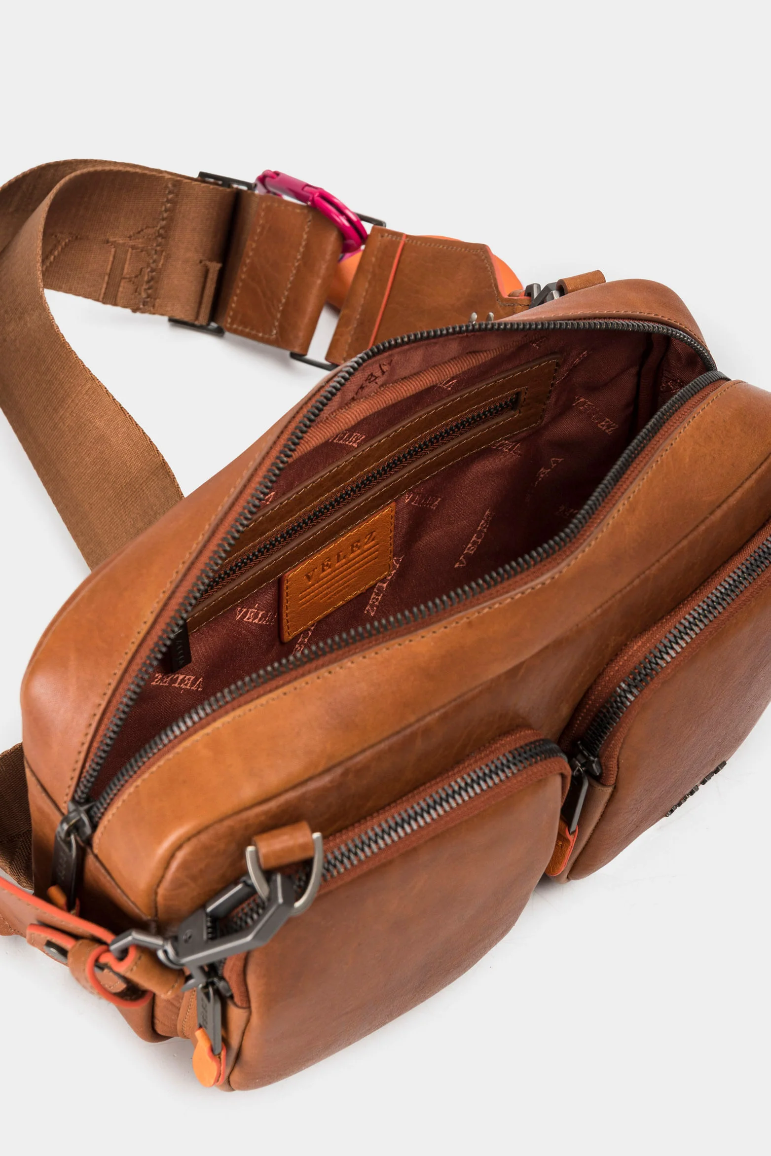 Women’s Wengen Leather Hands-Free Handbags with Adjustable Strap - Image 14