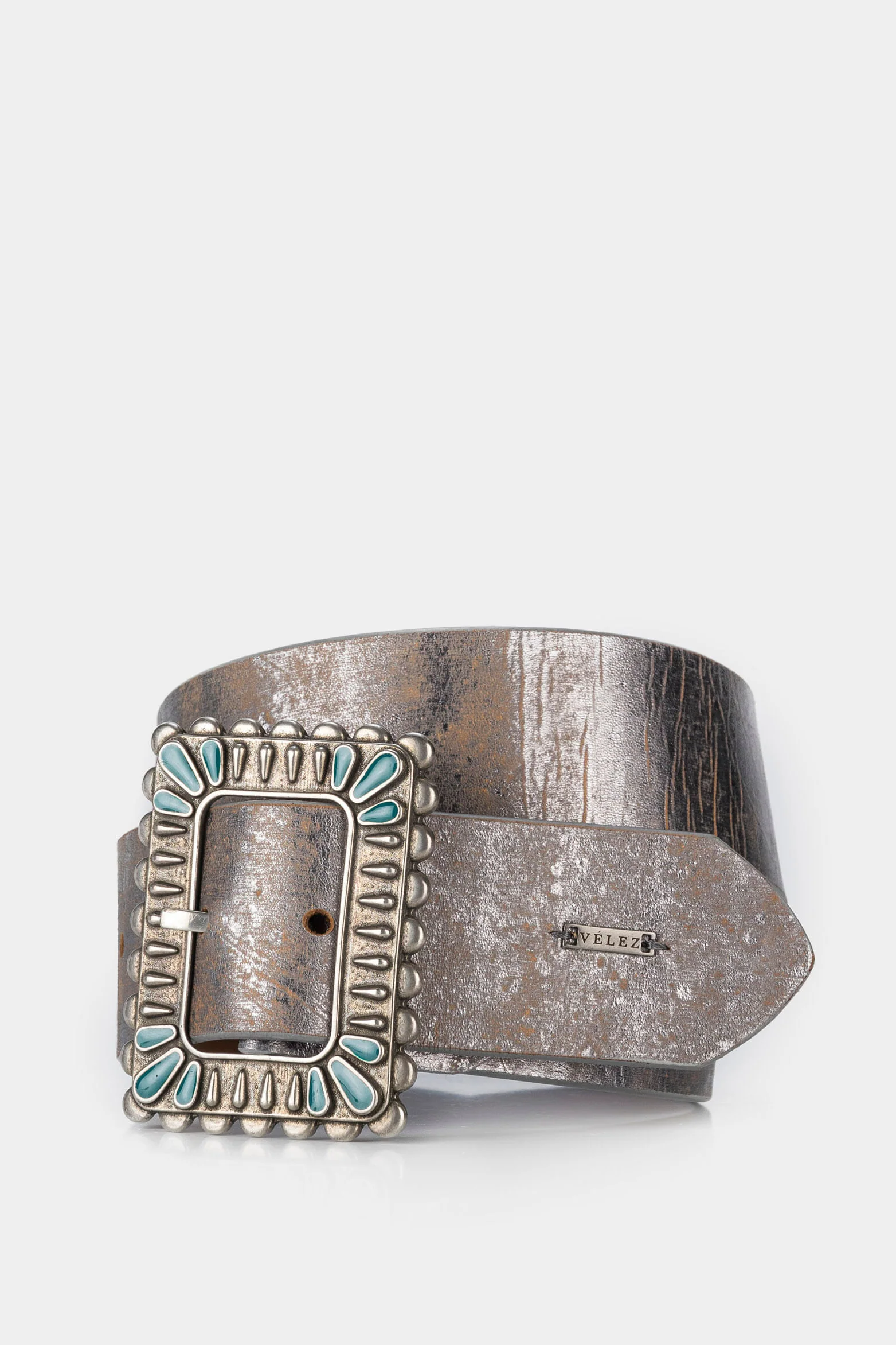 Women’s Zermat Single-Sided Boho-Style Wide Leather Belt - Image 2