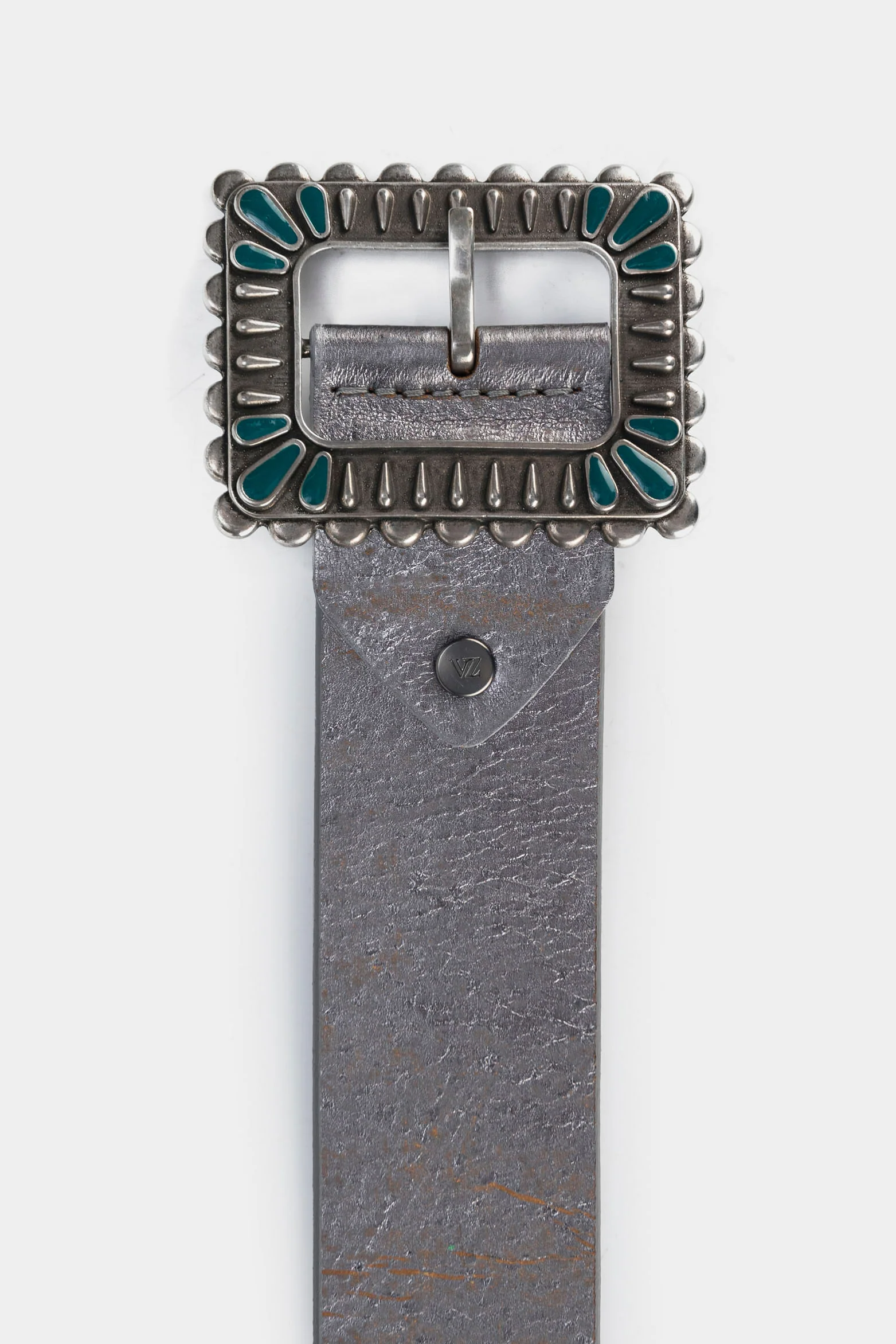 Women’s Zermat Single-Sided Boho-Style Wide Leather Belt - Image 5