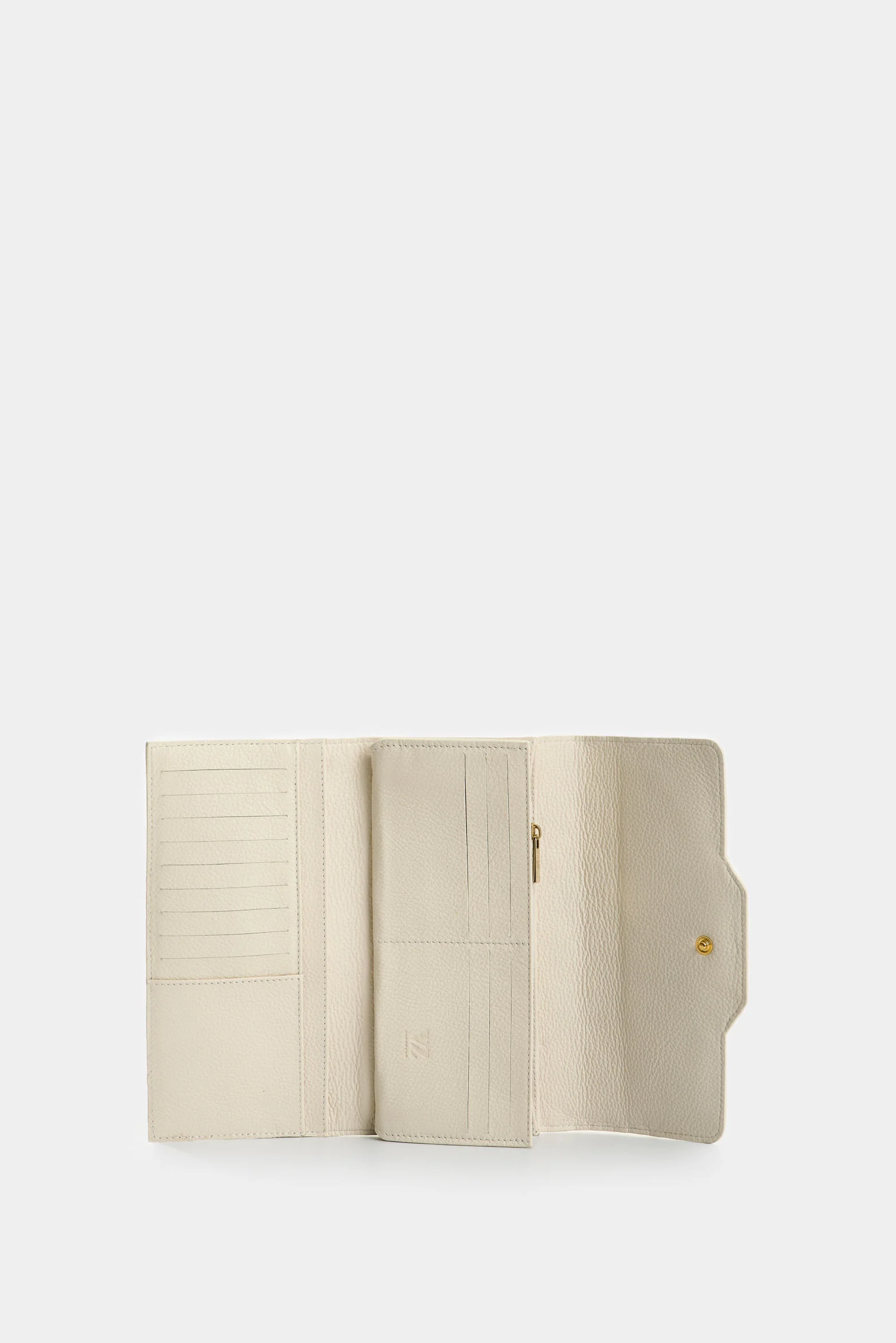 Women's Damasco Leather Checkbook Holder Monogram - Image 5