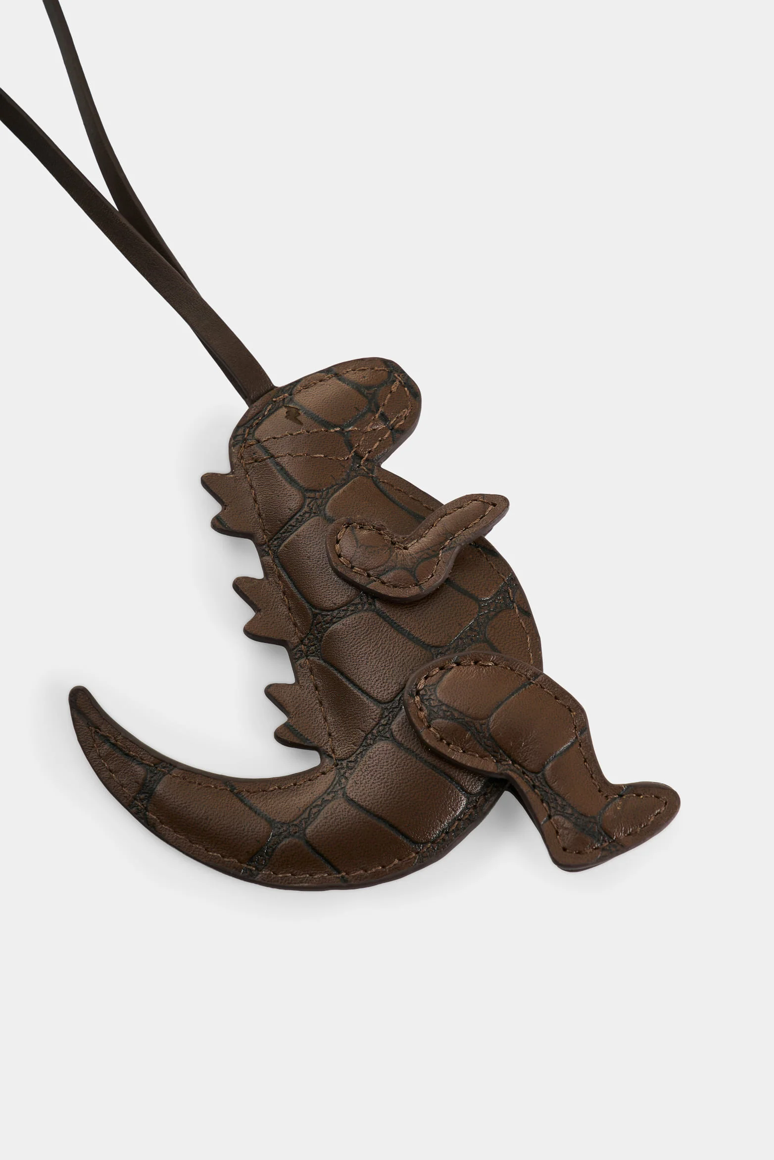 Dino Croco Leather Charm - Image 2