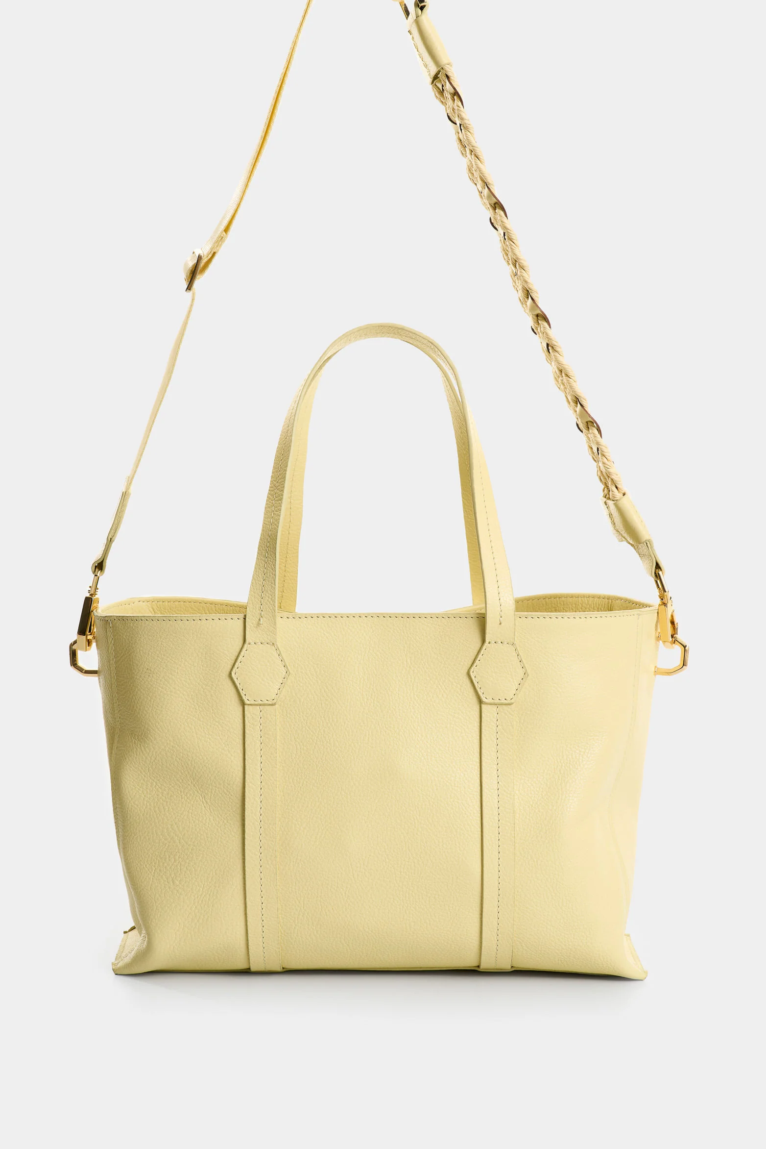 Women's Nectaria 2.0 Leather Bowling Bag with Braided Detail - Image 3