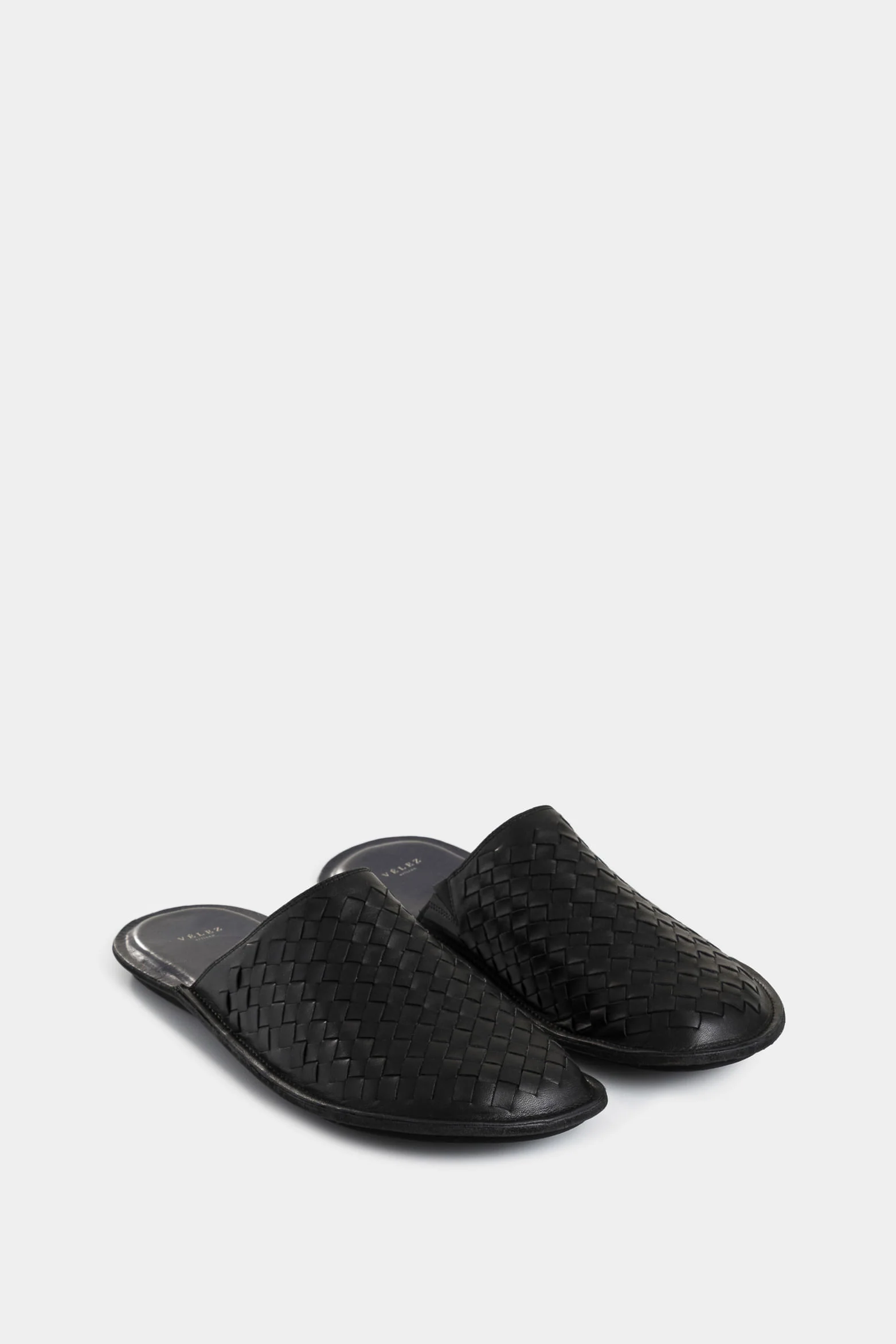Woven Leather Slippers for Men with Comfort Fit - Image 2