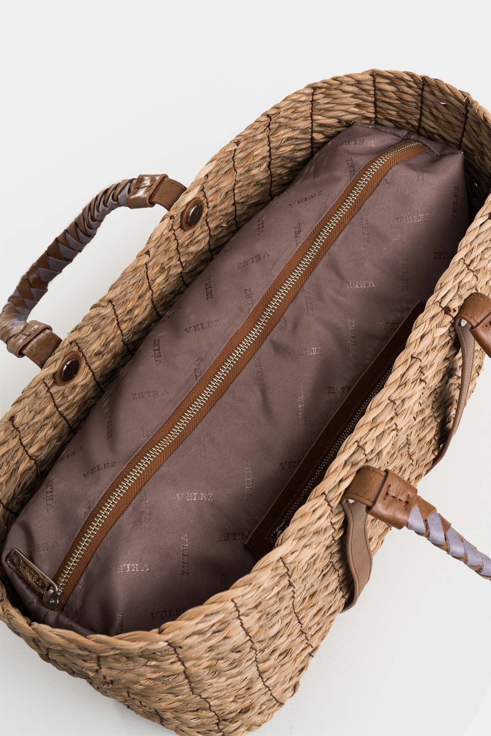 Woven Material Alternative Shopping Basket for Women - Image 5