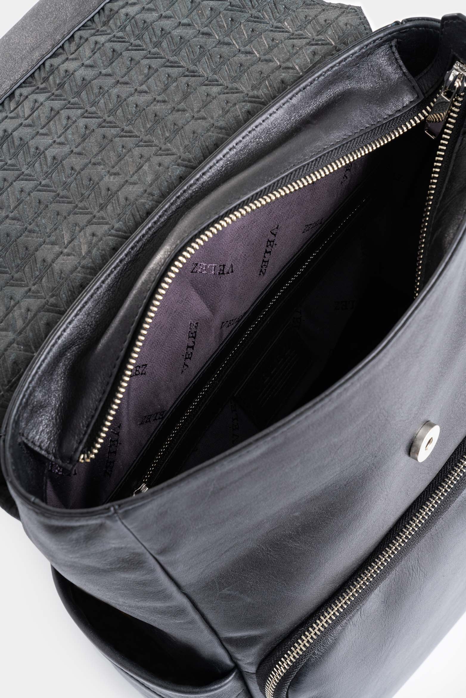 Zermat Leather Backpack for Women Pearl Finish - Image 5