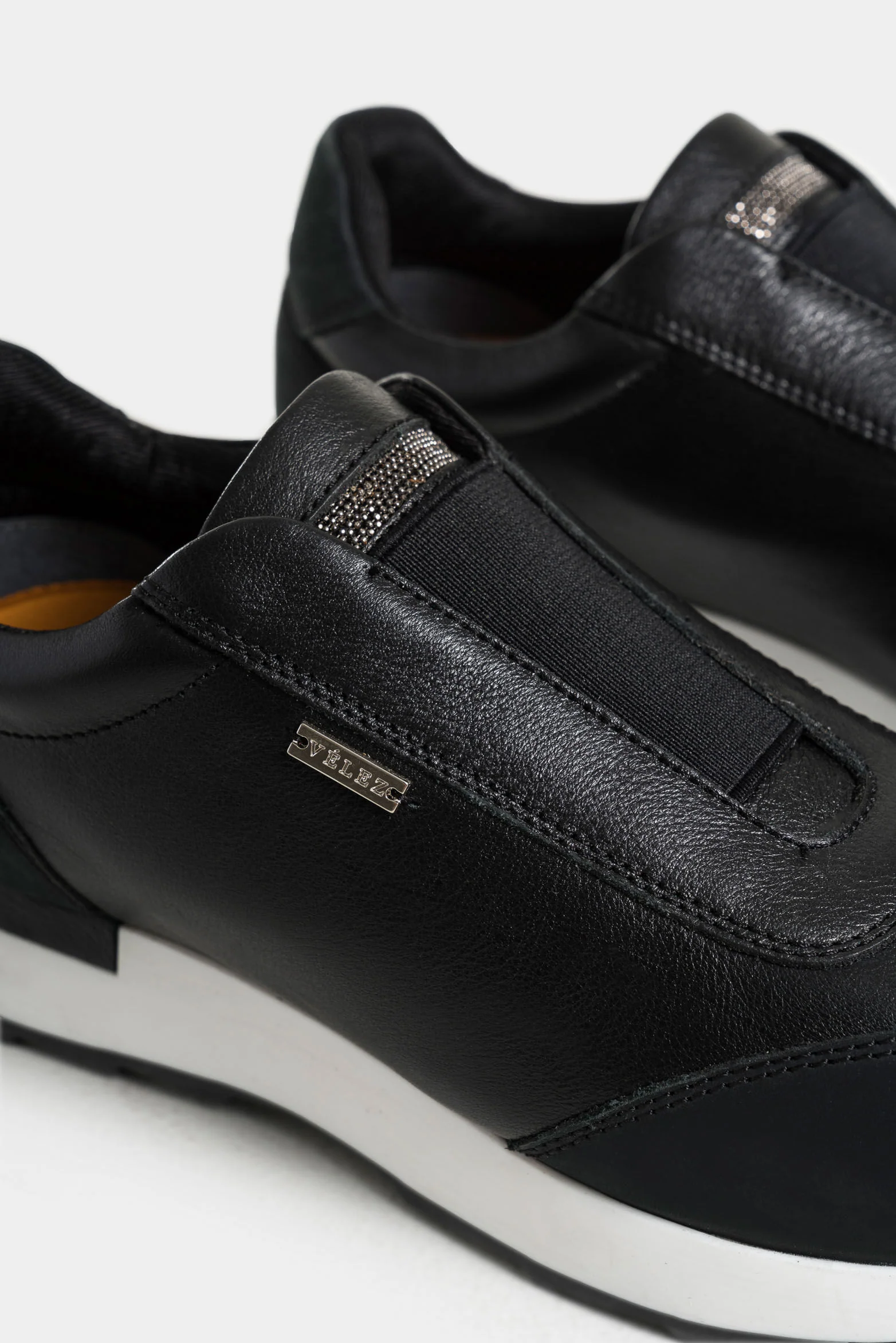 Zip Loafers in Leather for Women with Millaré Details - Image 5